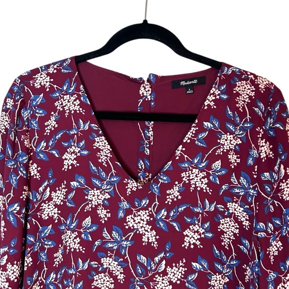 Madewell Button-Back Dress in Antique Flora- Size Small - Picture 6 of 13